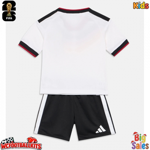 Germany Replica Home Stadium Kit for Kids World Cup 2026 Short Sleeve (+ pants)